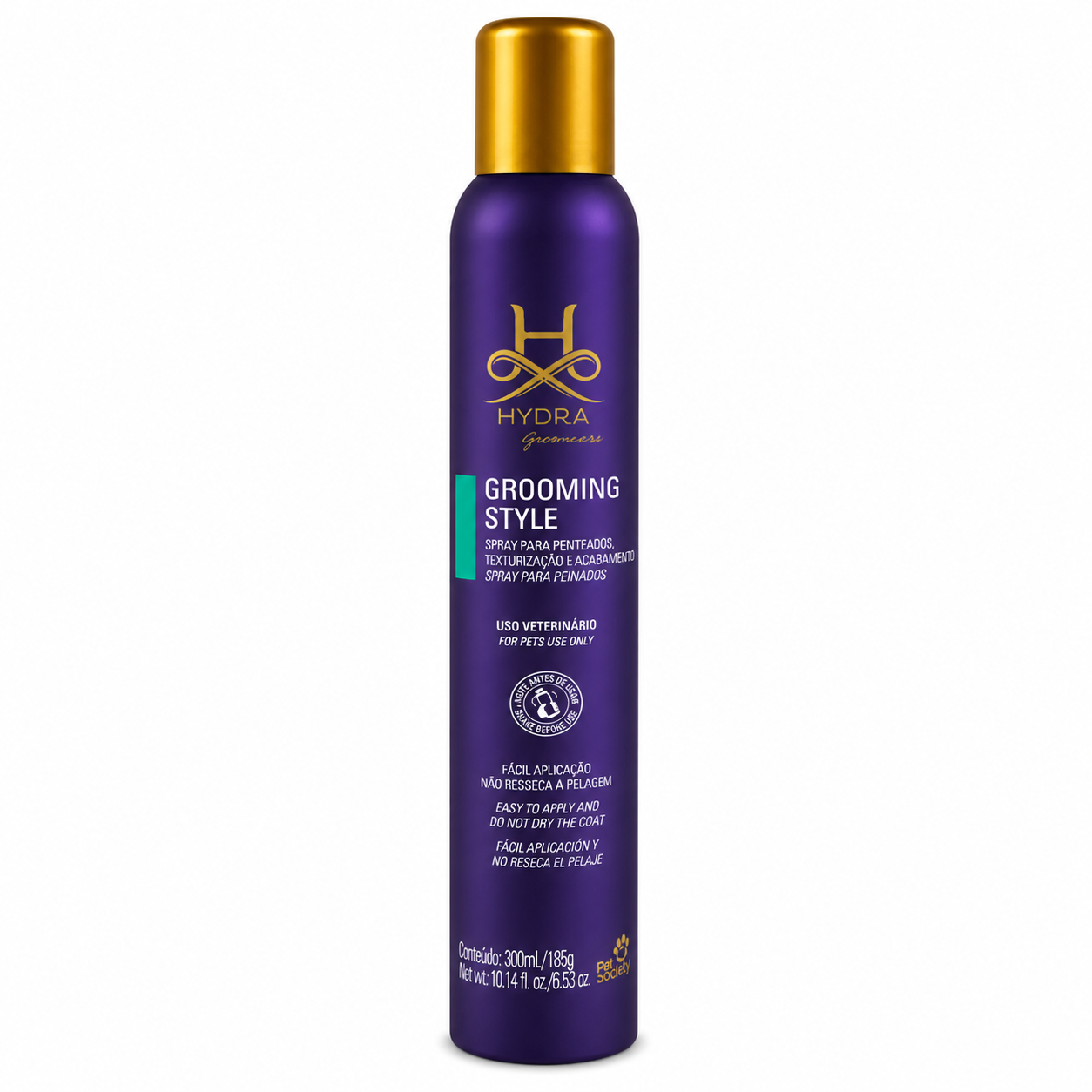 Hydra Groomers Grooming Style – lakier do sierści psa na wystawy 300 ml Profesjonalny lakier Hydra Groomers Grooming Style do stylizacji sierści psa na wystawy. Naturalne utrwalenie, brak sklejenia, idealny dla hodowców.