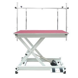 RÓŻOWY GROOMERSKI STÓŁ ELEKTRYCZNY B140P 110x60