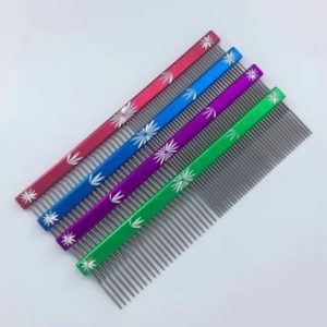 Metalowy grzebień duży 25 cm pudlowy różne kolory