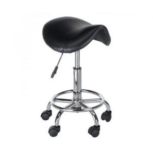 Krzesło hoker obrotowy BH-9232 czarny