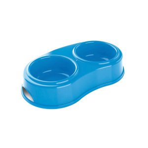 Podwójna miska dla psa 2x0,6L