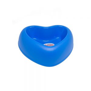 Plastikowa miska dla psa serce rozmiar L 0,8 L