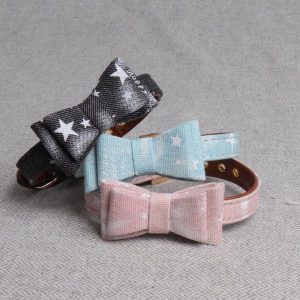 Obroża dla psa z kokardą Winter S 22-27 cm