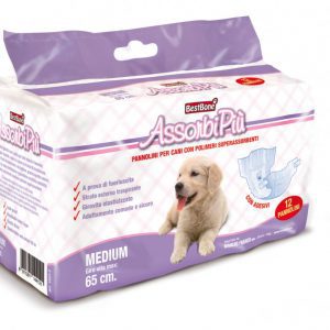 Pieluchy pampersy dla psa rozmiar MEDIUM 12 szt