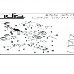 Zestaw naprawczy maszynki Heiniger Saphir
