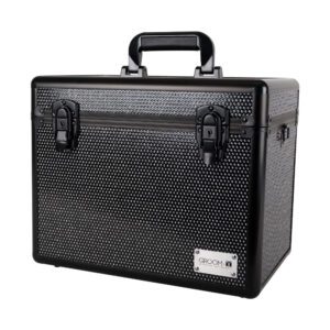 Kufer groomerski walizka glamour brokatowa Groom-X Caviar Czarna