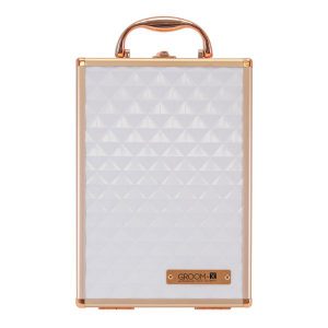 Kaseta na nożyczki Groom-X Mini Diamond biała