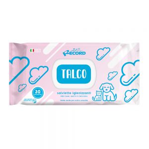 Nawilżane chusteczki dla psa lub kota z talkiem