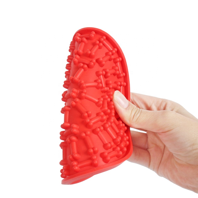 Silikonowa mata czerwona