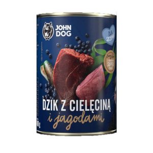 Karma mokra berry line junior dzik z cielęciną i jagodami 400g