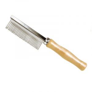 Grzebień z drewnianą rączką Record