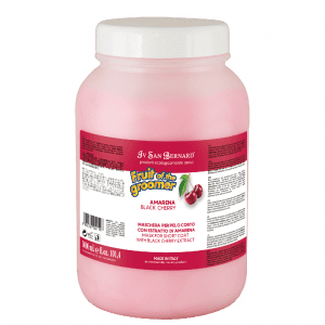 Iv San Bernard Fruit of the Groomer Black Cherry Mask - maska rewitalizująco-nawilżająca dla psa i kota, z proteinami jedwabiu i ekstraktem z czereśni