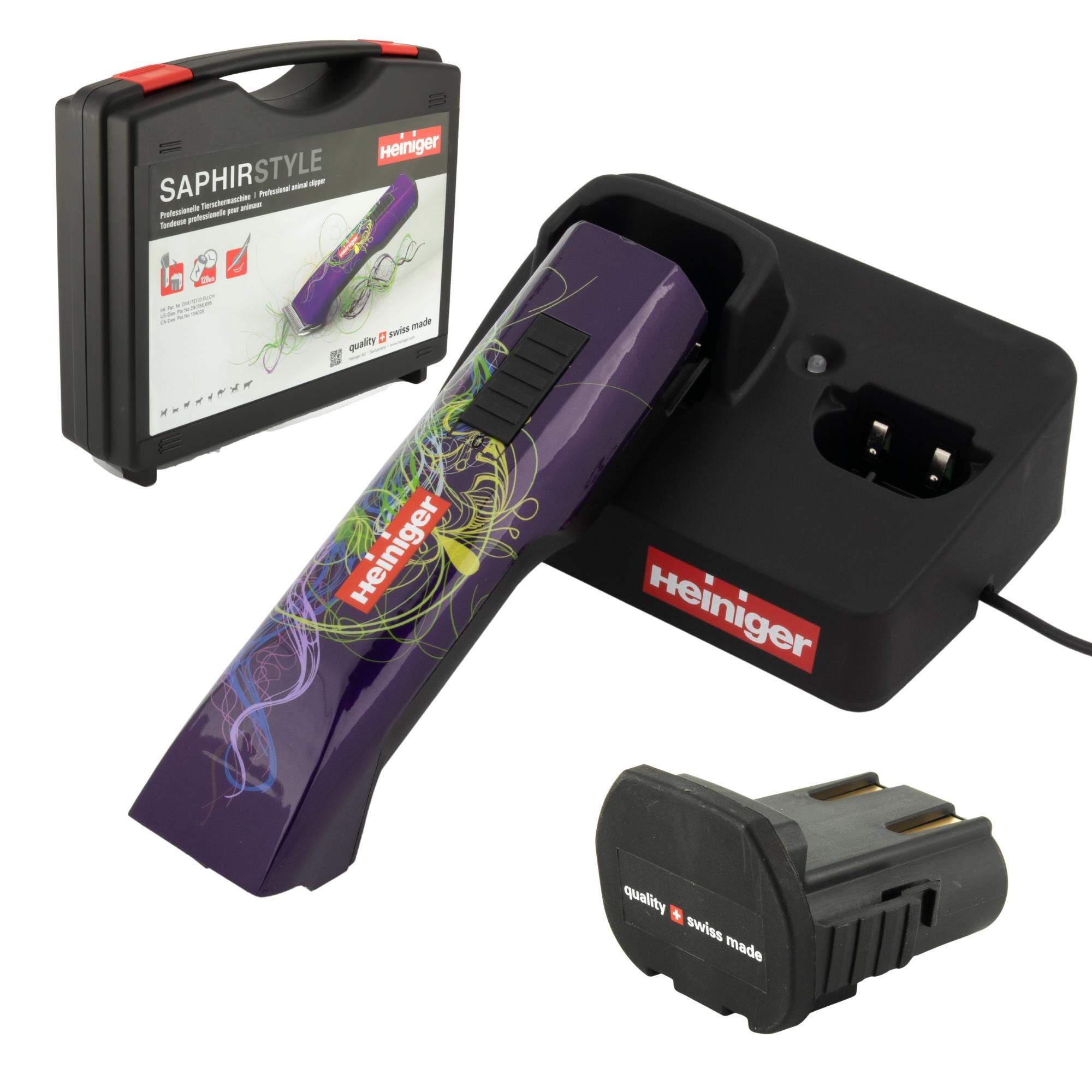 Maszynka heiniger Saphir bez ostrza z jedną baterią