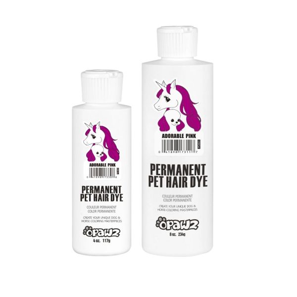 Przed (3) adorable pink farba dla psa