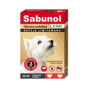 Obroża sabunol przeciwkleszczowa 50cm