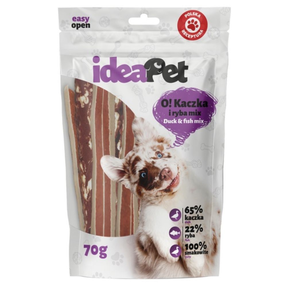 Przysmaki dla psa Kaczka i ryba mix ideapet