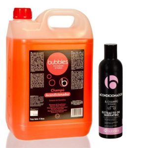 Szampon z odżywką keratyninową 2 w 1 Acondicionador Bubbles