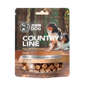 Smakołyki John Dog Country Chunkies Duck Kaczka 100g