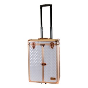 Walizka Groomerska Groom-X Deluxe Biała Diamond na kółkach