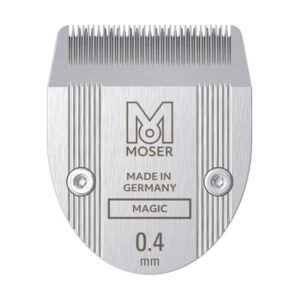 Ostrze Precision Moser Fine Magic 0,4mm z drobnymi ząbkami do maszynek Wahl/ Moser typu 1584, 1585, 1588