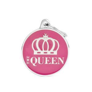 Zawieszka adresówka My Family Charms Queen z grawerem