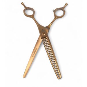 Nożyczki degażowe Chunkers Diamond Scissors Gold 7,5" 24 zęby