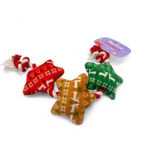 Zabawka świąteczna dla psa gwiazdki