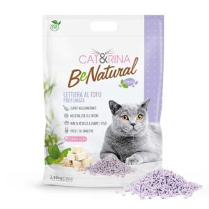 Biodegradowalny żwirek tofu Lawenda BeNatural 2,45 kg 5,5L