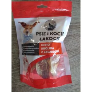 Canis Lupuss Ucho królika z jagnięciną 100g