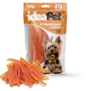 IdeaPet O! Paski z kurczaka miękkie 70g