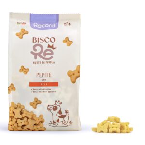 Kruche smakołyki dla psa ciasteczka kosteczki smak jabłkowy