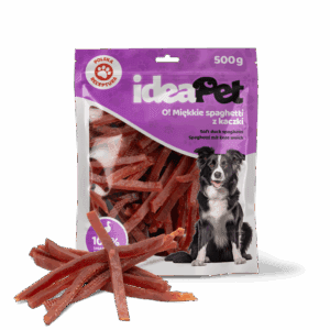 IdeaPet Miękkie spaghetti z kaczki przysmak dla psa 500g