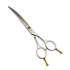Nożyczki gięte lekkie delikatne Diamond Scissors 7,5" z mikroszlifem
