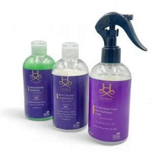 Zestaw szampon, odżywka Moist i spray Dematting w poj. 250 ml