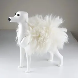 Włosy Modeldog Plecy Opawz do farbowania wełna australijska