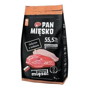 Karma Pan Mięsko cielęcina z indykiem M 9kg