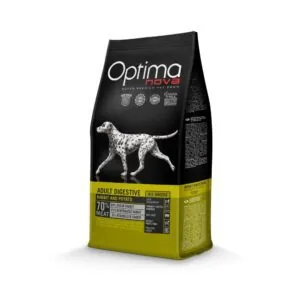 Optimanova Adult Digestive Rabbit & Potato bezglutenowa dla dorosłych psów średnich i dużych ras