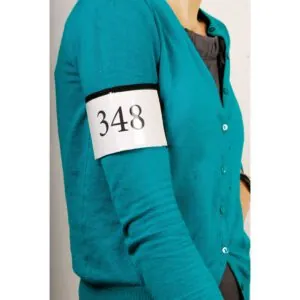 Opaka na numer startowy Armband Number Holder