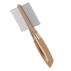 Podwójny dwustronny grzebień do sierści gold MagicBrush