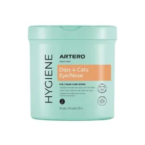 Chusteczki do oczu nosa nakładki na palec 4Cat dla kotów 50 sztuk